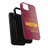 Wrestling Arizona State in Modern Stacked Lettering Tough Phone Cases