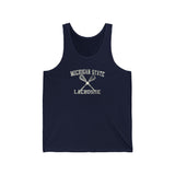 Michigan State Lacrosse Tank Top Sleeveless Top Singlet  Tank Top