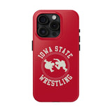 Iowa State Wrestling Vintage Logo Tough iPhone and Samsung Galaxy Cases  Phone Case