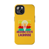 Arizona State Lacrosse on Gold Tough Phone Cases