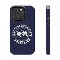 East Tennessee State Wrestling Vintage Logo Tough Phone Cases