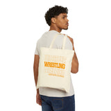 Northern Colorado Wrestling in Modern Stacked Lettering Canvas Tote Bag  Bags