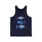 3 Indigo Fish Tank Top  Tank Top