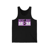Best Dog Mom Paw Print Tank Top  Tank Top