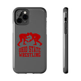 Ohio State Wrestling on Gray Tough iPhone and Samsung Galaxy Cases  Phone Case