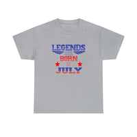 USA Patriotic Legends Are Born In July T-Shirt
