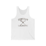 Georgetown Lacrosse Tank Top Sleeveless Top Singlet  Tank Top