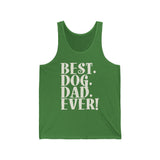 Best Dog Dad Ever Text Tank Top  Tank Top