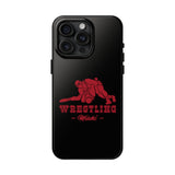 Wrestling Miami with Red Wrestling Graphic Tough iPhone and Samsung Galaxy Cases  Phone Case