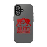 Ohio State Wrestling on Gray Tough Phone Cases