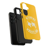 Wyoming Wrestling Vintage Logo Tough iPhone and Samsung Galaxy Cases  Phone Case