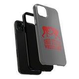 Ohio State Wrestling on Gray Tough Phone Cases