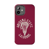 Vintage Arizona State Lacrosse with Stick Head Graphic Tough iPhone and Samsung Galaxy Cases  Phone Case