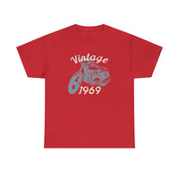 Vintage Motorcycle 1969 Birthday Shirt