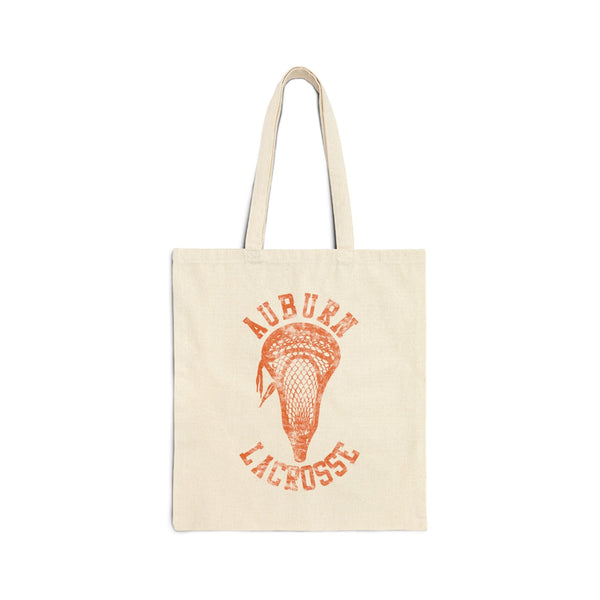 Auburn Lacrosse Vintage Lacrosse Stick Canvas Tote Bag  Bags