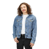 Wyoming Wrestling Logo Denim Jacket