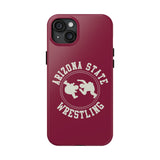 Arizona State Wrestling Vintage Logo Tough iPhone and Samsung Galaxy Cases  Phone Case