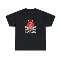 Hockey Legends Are Born In January T-Shirt