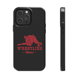 Wrestling Miami with Red Wrestling Graphic Tough iPhone and Samsung Galaxy Cases  Phone Case