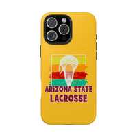 Arizona State Lacrosse on Gold Tough Phone Cases