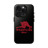 Wrestling Miami with Red Wrestling Graphic Tough Phone Cases