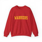 Warriors Sweatshirt (Gold Athletic Text)