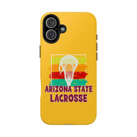 Arizona State Lacrosse on Gold Tough Phone Cases