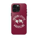 Arizona State Wrestling Vintage Logo Tough iPhone and Samsung Galaxy Cases  Phone Case