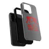 Ohio State Wrestling on Gray Tough Phone Cases