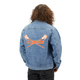 Clemson Lacrosse LAX Sticks Denim Jacket