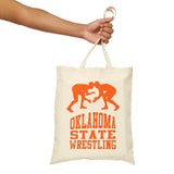 Oklahoma State Wrestling Canvas Tote Bag  Bags