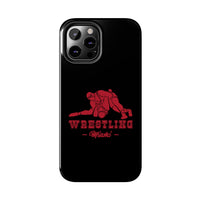 Wrestling Miami with Red Wrestling Graphic Tough Phone Cases