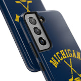 Vintage Michigan Hockey Tough iPhone and Samsung Galaxy Cases  Phone Case