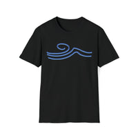 Hand Drawn Wave, Simple Graphic for Surfers, Swimmers, Ocean Enthusiasts