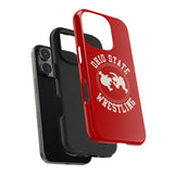 Ohio State Wrestling Vintage Logo Tough iPhone and Samsung Galaxy Cases  Phone Case