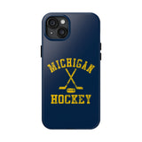 Vintage Michigan Hockey Tough iPhone and Samsung Galaxy Cases  Phone Case