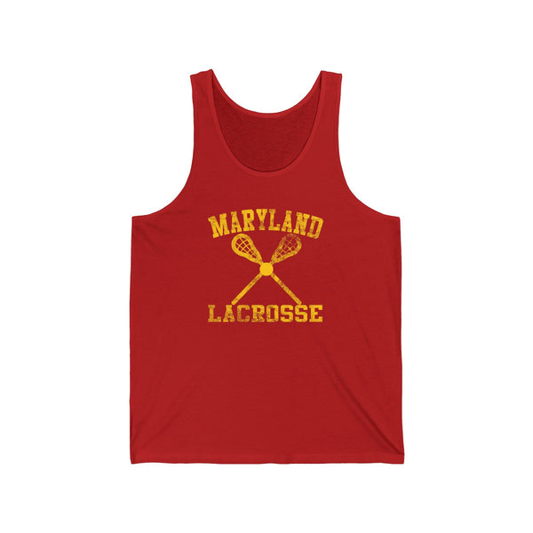 Maryland Lacrosse Tank Top Sleeveless Top Singlet  Tank Top