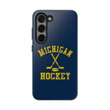 Vintage Michigan Hockey Tough iPhone and Samsung Galaxy Cases  Phone Case