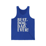 Best Dog Dad Ever Text Tank Top  Tank Top