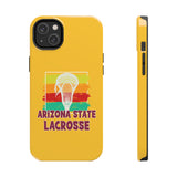 Arizona State Lacrosse on Gold Tough Phone Cases