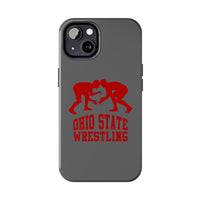 Ohio State Wrestling on Gray Tough Phone Cases