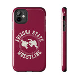 Arizona State Wrestling Vintage Logo Tough iPhone and Samsung Galaxy Cases  Phone Case