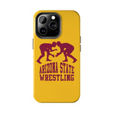 Arizona State Wrestling on Gold Tough Phone Cases