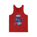 3 Indigo Fish Tank Top  Tank Top