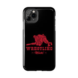 Wrestling Miami with Red Wrestling Graphic Tough iPhone and Samsung Galaxy Cases  Phone Case