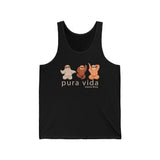 Costa Rica Sloths Tank Top Sleeveless Top Singlet (option 1)  Tank Top