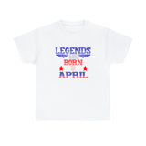 USA Patriotic Legends Are Born In April T-Shirt