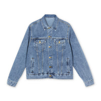 Wyoming Wrestling Logo Denim Jacket