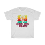 Arizona State Lacrosse Paintbrush Strokes T-Shirt T-Shirt with free shipping - TropicalTeesShop