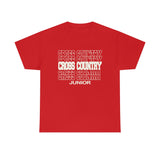 Cross Country Junior in Modern Stacked Lettering T-Shirt